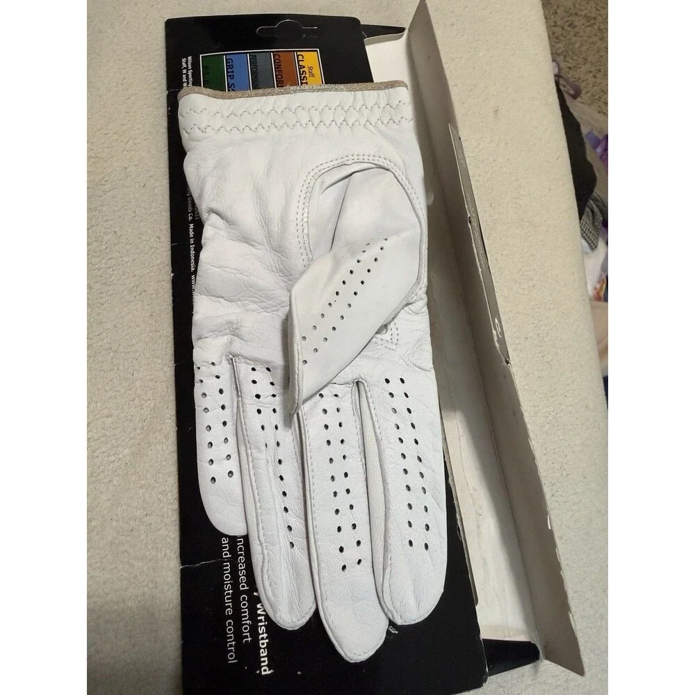 Wilson Conform Golf Glove Women’s Left Hand Medium White Leather NOS
